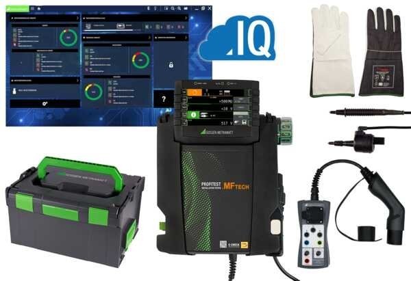 Gossen Metrawatt PROFiTEST MF TECH EVSE-Set - Tester instalacji elektrycznych, odgromowych i EVSE