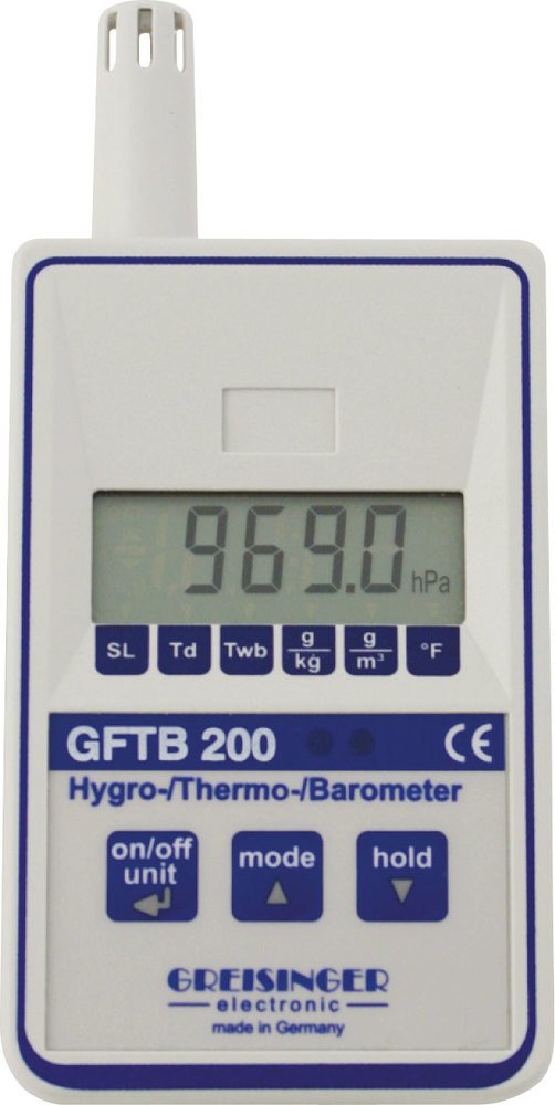 Greisinger GFTB 200 - Termometr/higrometr/manometr