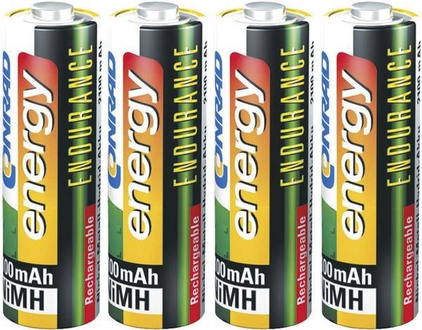 Conrad energy Endurance AA, NiMH 2300mAh - 4 szt. akumulatorów