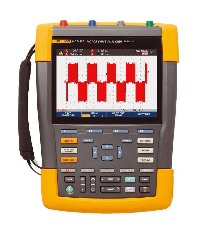 Fluke MDA-550 III - analizator napędów silnikowych