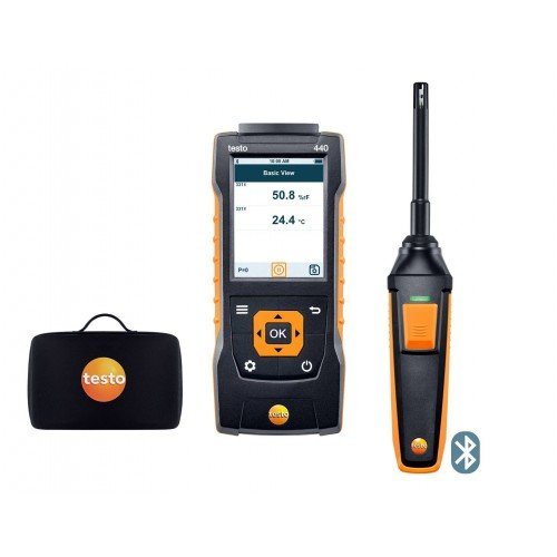 Testo 440 - Zestaw do pomiaru wilgoci z BT