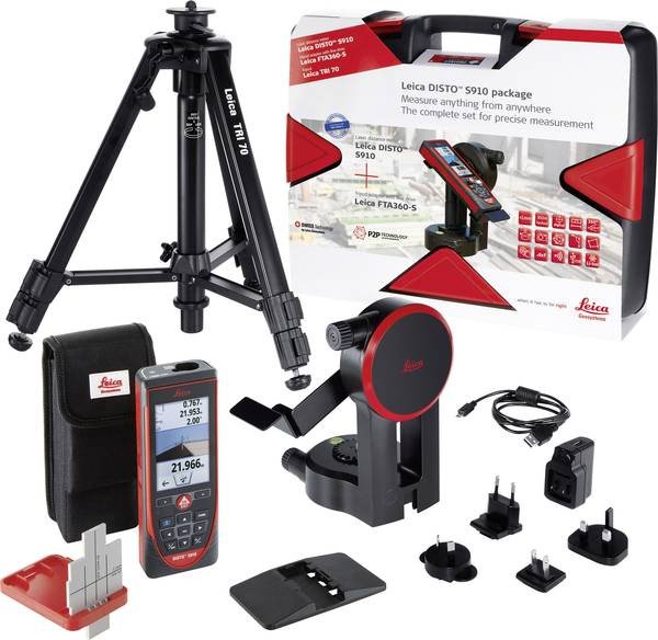 Leica Geosystems DISTO S910 Set - Dalmierz laserowy ze statywem