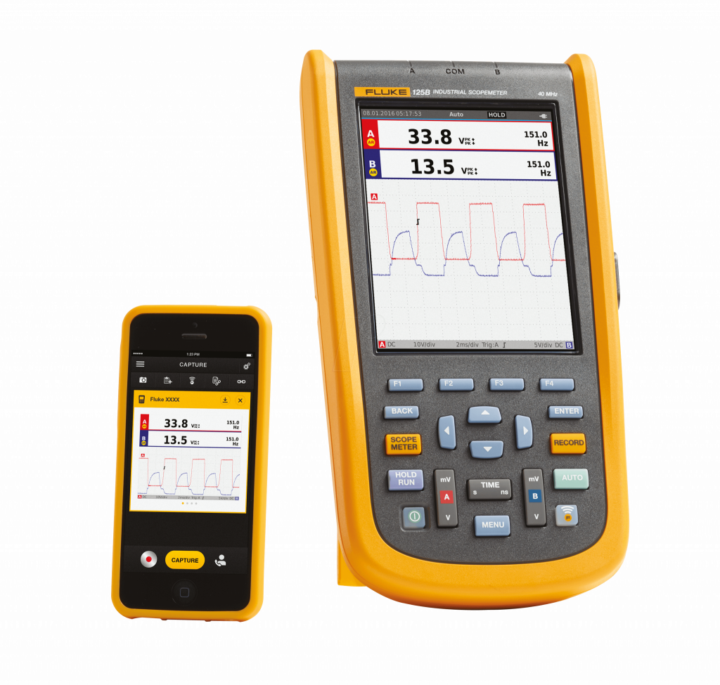 Fluke 125B/EU/S - cyfrowy oscyloskop przenośny