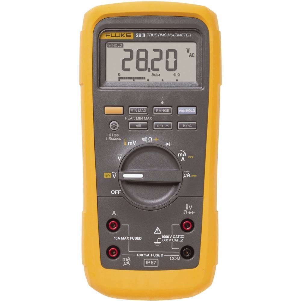 Fluke 28 II - Multimetr cyfrowy o stopniu ochrony IP 67 w kategorii CAT IV