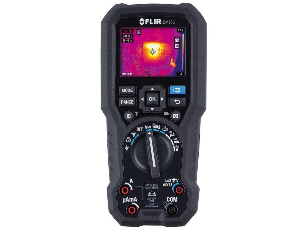 FLIR DM286 - Multimetr cyfrowy i zintegrowana kamera termowizyjna