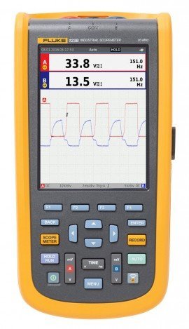 Fluke 123B/EU — przenośny oscyloskop cyfrowy