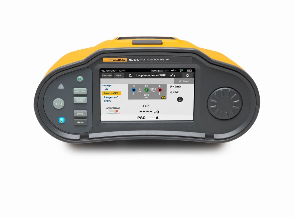 Fluke 1674 FC - Tester instalacji elektrycznych i systemów odgromowych