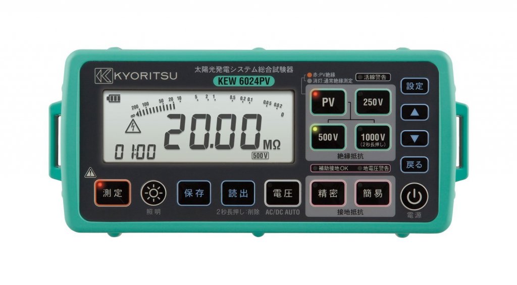 Kyoritsu KEW 6024 PV - Miernik izolacji