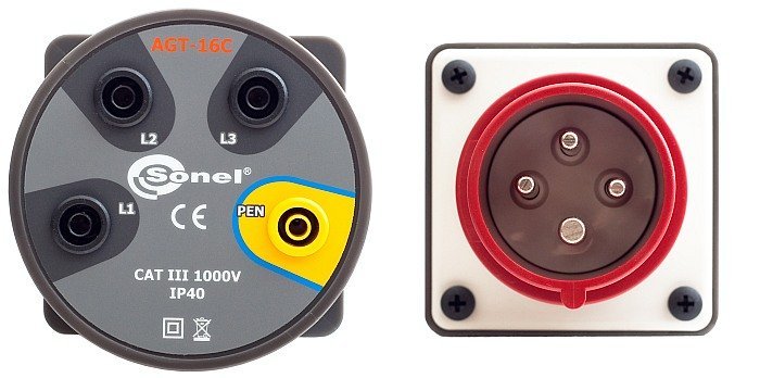 Sonel AGT-16C - Adapter trójfazowy