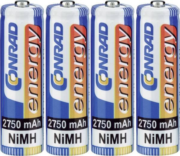 Conrad energy AA, NiMH 2750mAh - 4 szt. Akumulatory