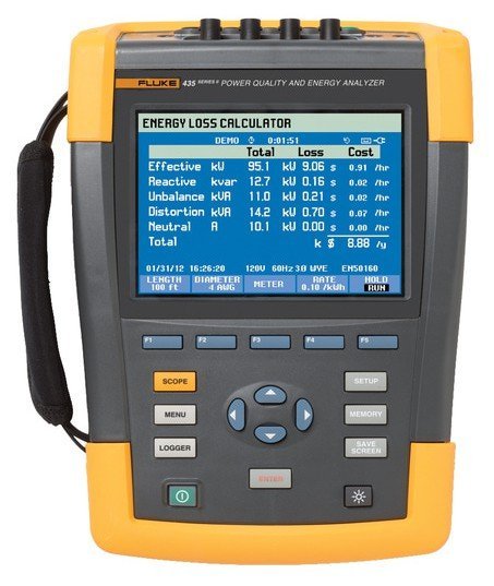 Fluke 435 II - trójfazowy analizator sieci energetycznej