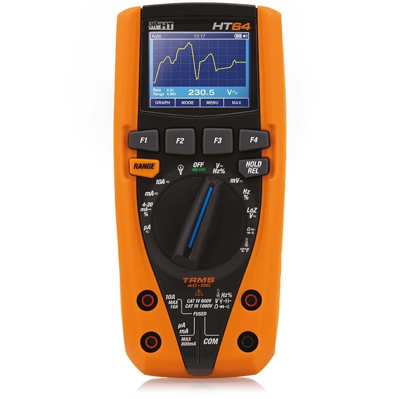 HT Instruments HT64 - graficzny multimetr TRMS z rejestratorem danych