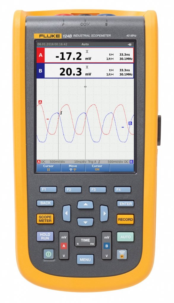 Fluke 124B/EU/S - cyfrowy oscyloskop przenośny