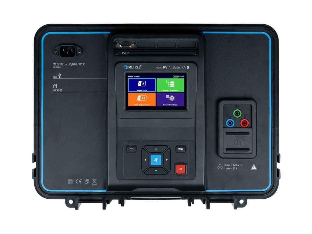 Metrel MI 3116 BF PV AnalyserXA - Analizator instalacji fotowoltaicznych 1500V/40A